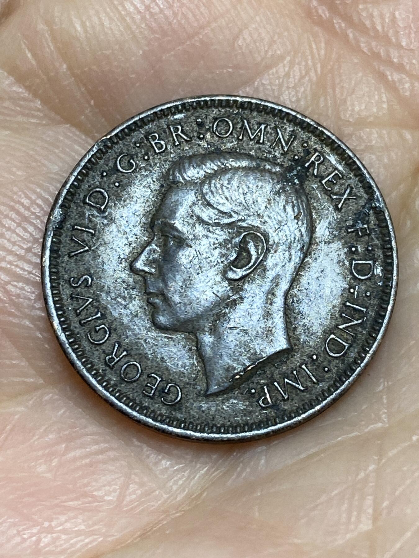 2025年第一百二十五场(总第一百五十一场）外国好品散币(免佣金) 英国🇬🇧1941年1法新(乔治六世第一版)