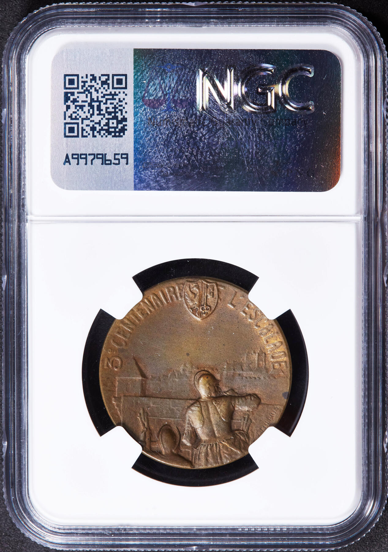 【俄甄集藏】2025年(044)11-12星期三晚 19:30 全场包邮 瑞士日内瓦1902年纪念1602年成功抵御萨伏依公爵入侵暨登城节300周年纪念铜章，NGC MS63BN，少见品种