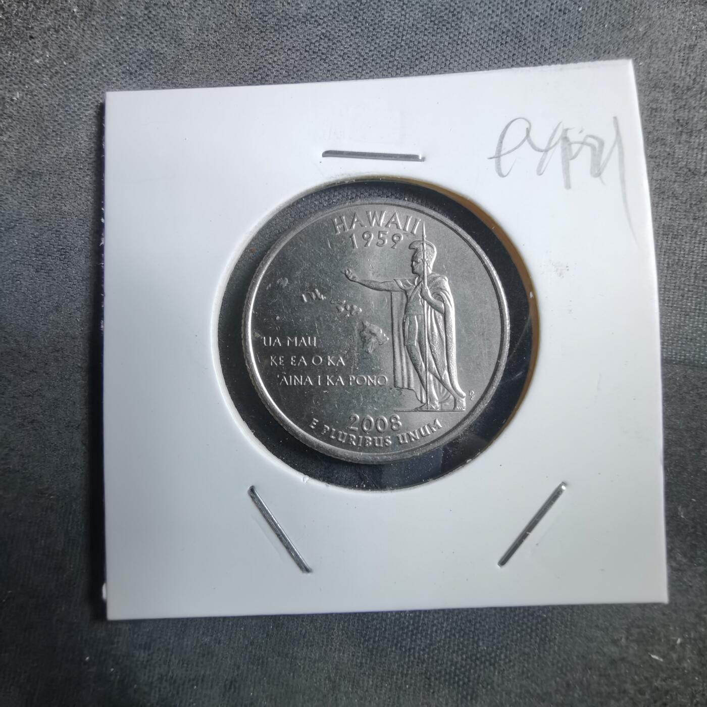 沼泽如烟--第894场 美国2008年25分纪念币