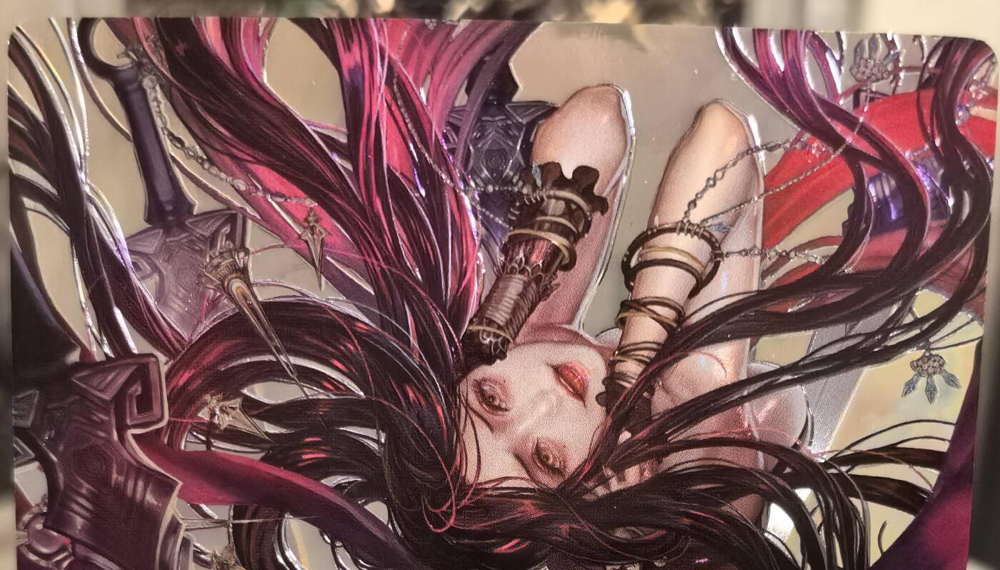 丫丫卡拍第16期（11月7日22点截拍） 【卡玩帕克】原创异界水浒神姬《鲍旭》全息镭雕一张