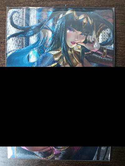 花开卡拍第46期（11月9号周日截拍，品控勿拍!!!拍品不寄存，运费5元，自制卡难免瑕疵，可能存在轻微撞角爆边等出厂瑕疵，品控介意勿拍！） - 五月卡牌 艺术卡 莎丽亚 1张 粗闪