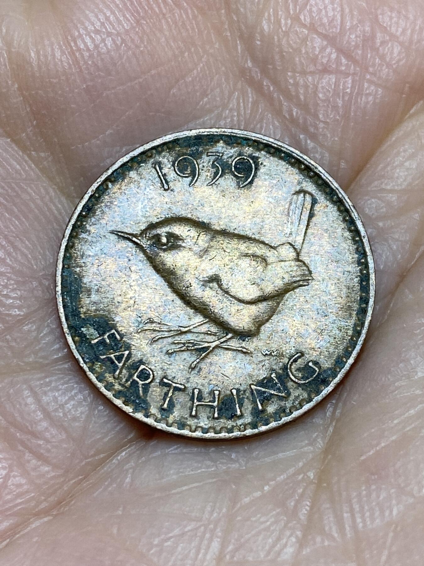 2025年第一百二十五场(总第一百五十一场）外国好品散币(免佣金) 英国🇬🇧1939年1法新(乔治六世第一版)