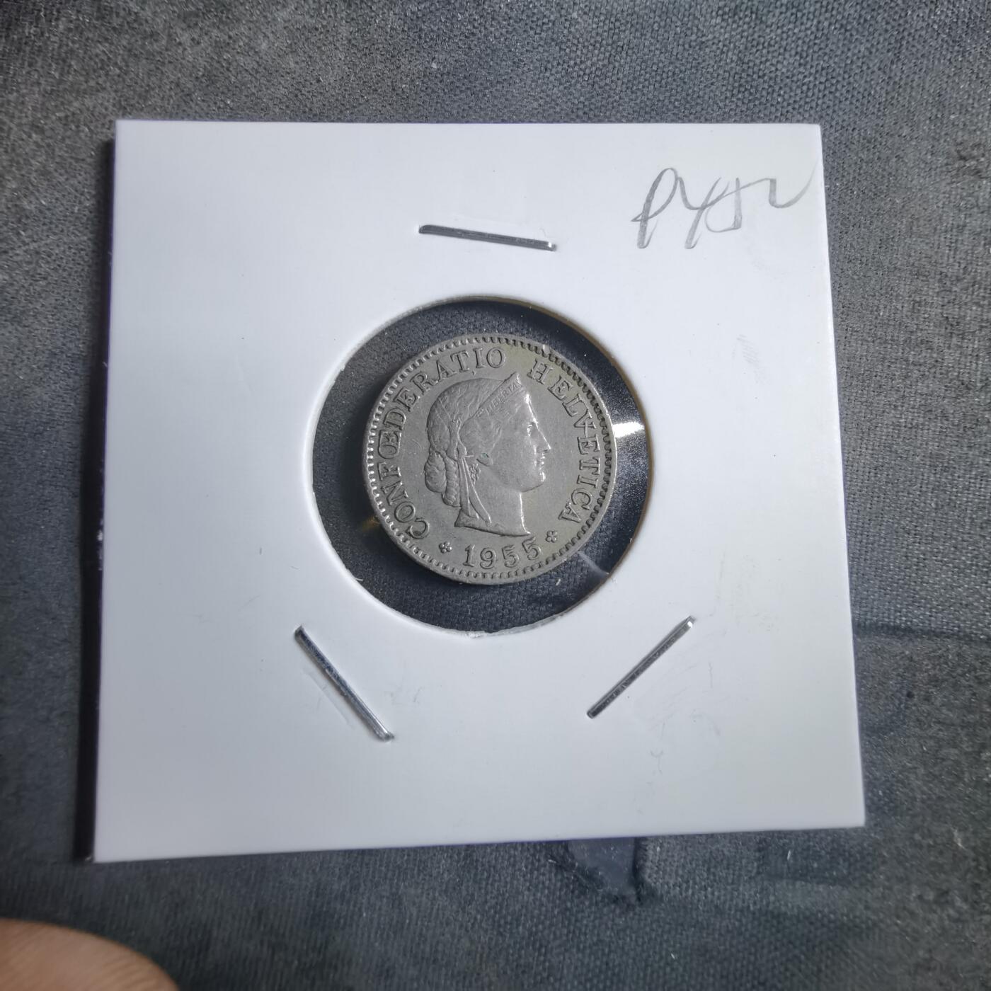 沼泽如烟--第894场 瑞士1955年五分