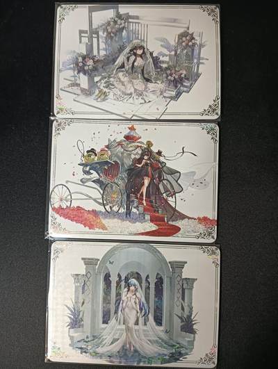 花开卡拍第46期（11月9号周日截拍，品控勿拍!!!拍品不寄存，运费5元，自制卡难免瑕疵，可能存在轻微撞角爆边等出厂瑕疵，品控介意勿拍！） - 墨卡牌 碧蓝航线皮肤场景小套