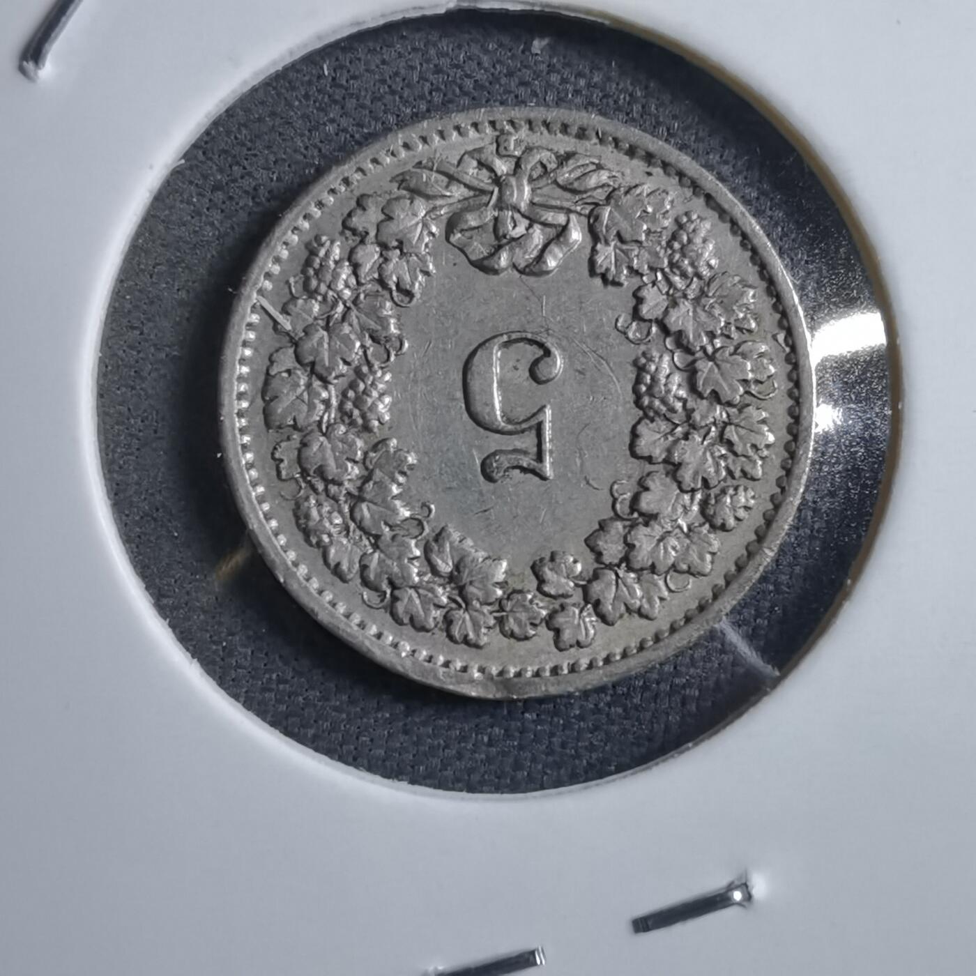 沼泽如烟--第894场 瑞士1955年五分