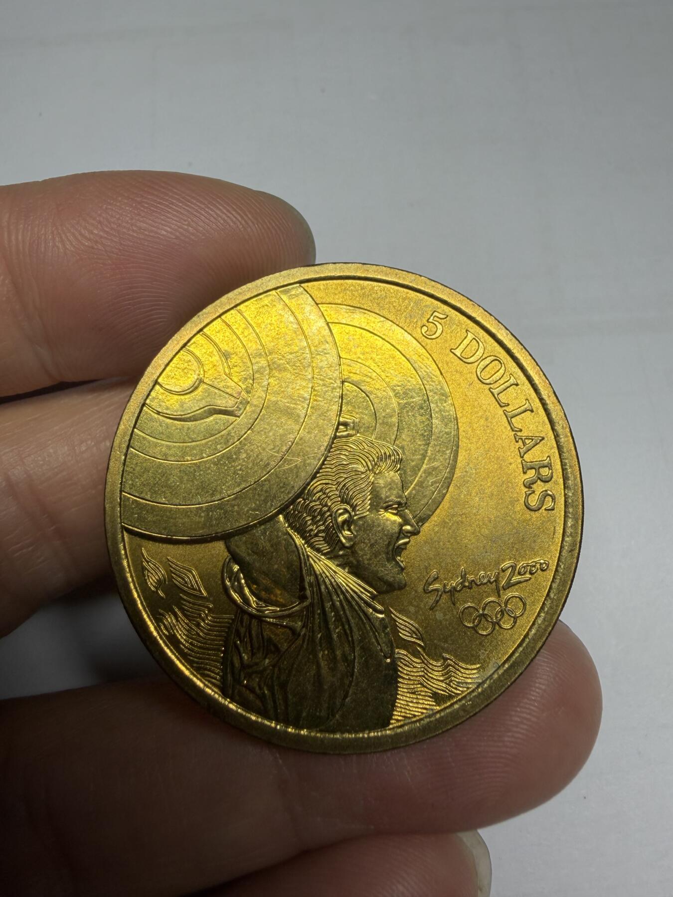2025年集古藏今外币拍卖第十期-第4场—（总第284拍），可以寄存60天，满160元包邮。 2000年澳大利亚5元纪念币