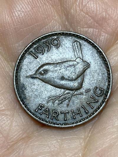 2025年第一百二十五场(总第一百五十一场）外国好品散币(免佣金) - 英国🇬🇧1939年1法新(乔治六世第一版)