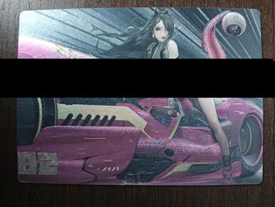 花开卡拍第46期（11月9号周日截拍，品控勿拍!!!拍品不寄存，运费5元，自制卡难免瑕疵，可能存在轻微撞角爆边等出厂瑕疵，品控介意勿拍！） - 赛车女郎不知火舞 1张 粗闪