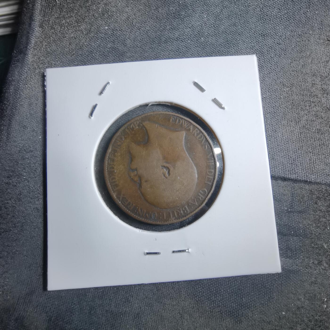 沼泽如烟--第894场 英国1909年半便士