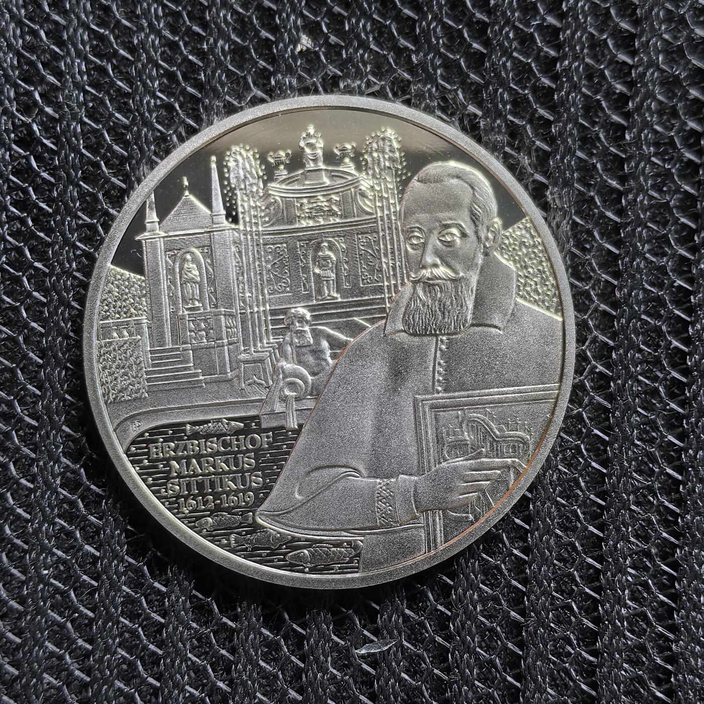 道一币馆币章第一百五十四场 奥地利2004年海尔布伦宫10欧元银币 16g 925S 