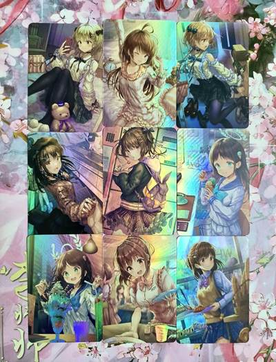 龙虎卡牌第六二场 百里霸场 （无佣金，周六结拍，欢迎送拍） - 彩闪9张 少女物语一套（非常好看）