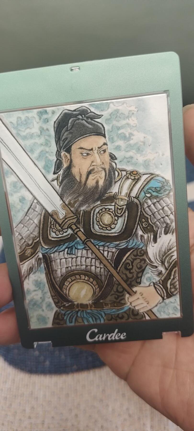 秋原瞳的小店第二十八期（持续收拍，深夜入冬的稀雨，总是静寂的……） 卢艺丰手绘—三国—庞德，项目手绘，已经绝版，实物清秀