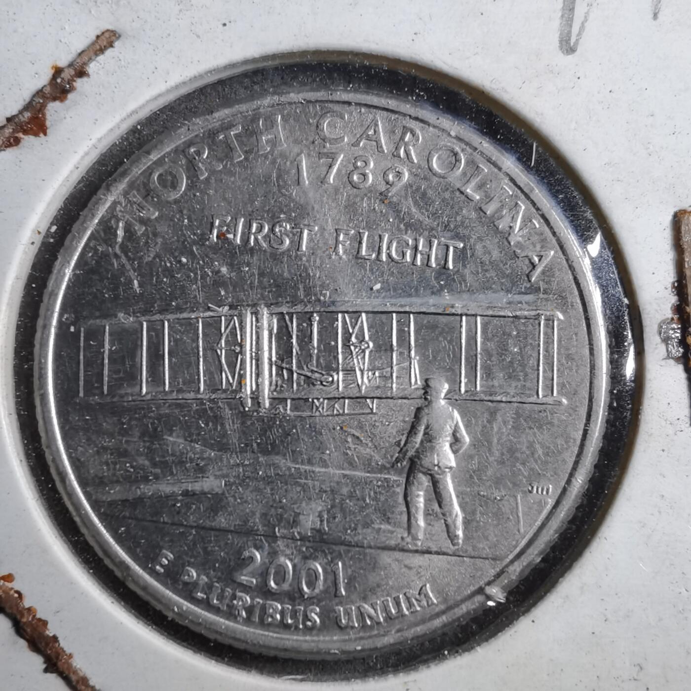 沼泽如烟--第894场 美国2001年25分纪念币