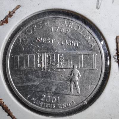 沼泽如烟--第894场 - 美国2001年25分纪念币