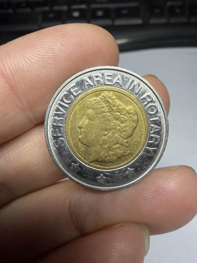 2025年集古藏今外币拍卖第十期-第3场—（总第283拍），可以寄存60天，满160元包邮。 - 女神双面双色纪念章，直径24毫米