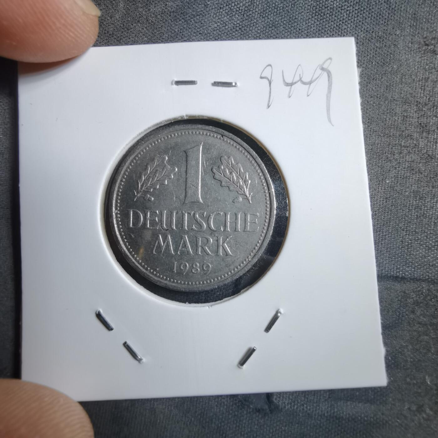 沼泽如烟--第894场 德国1989年1马克