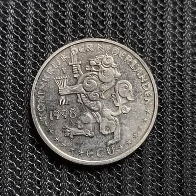 道一币馆币章第一百五十三场 - 荷兰1998年四季变迁1埃居纪念币 