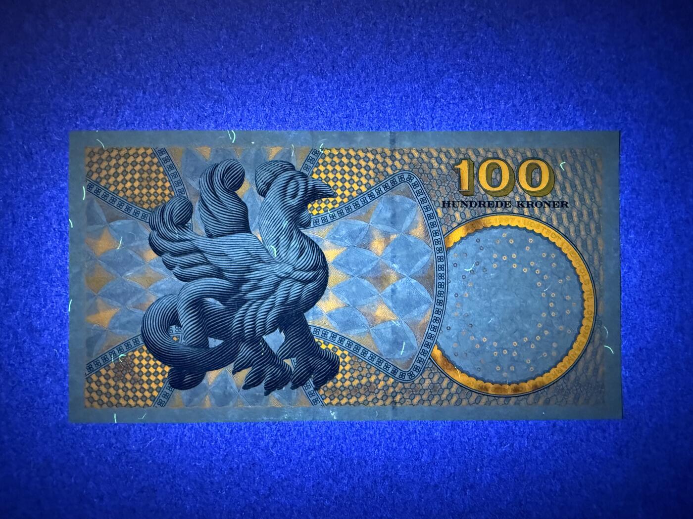 《艾美收藏》第219期-11.9周日外币畅拍场 丹麦100克朗  UNC 2007年 丹麦作曲家尼尔森 无4