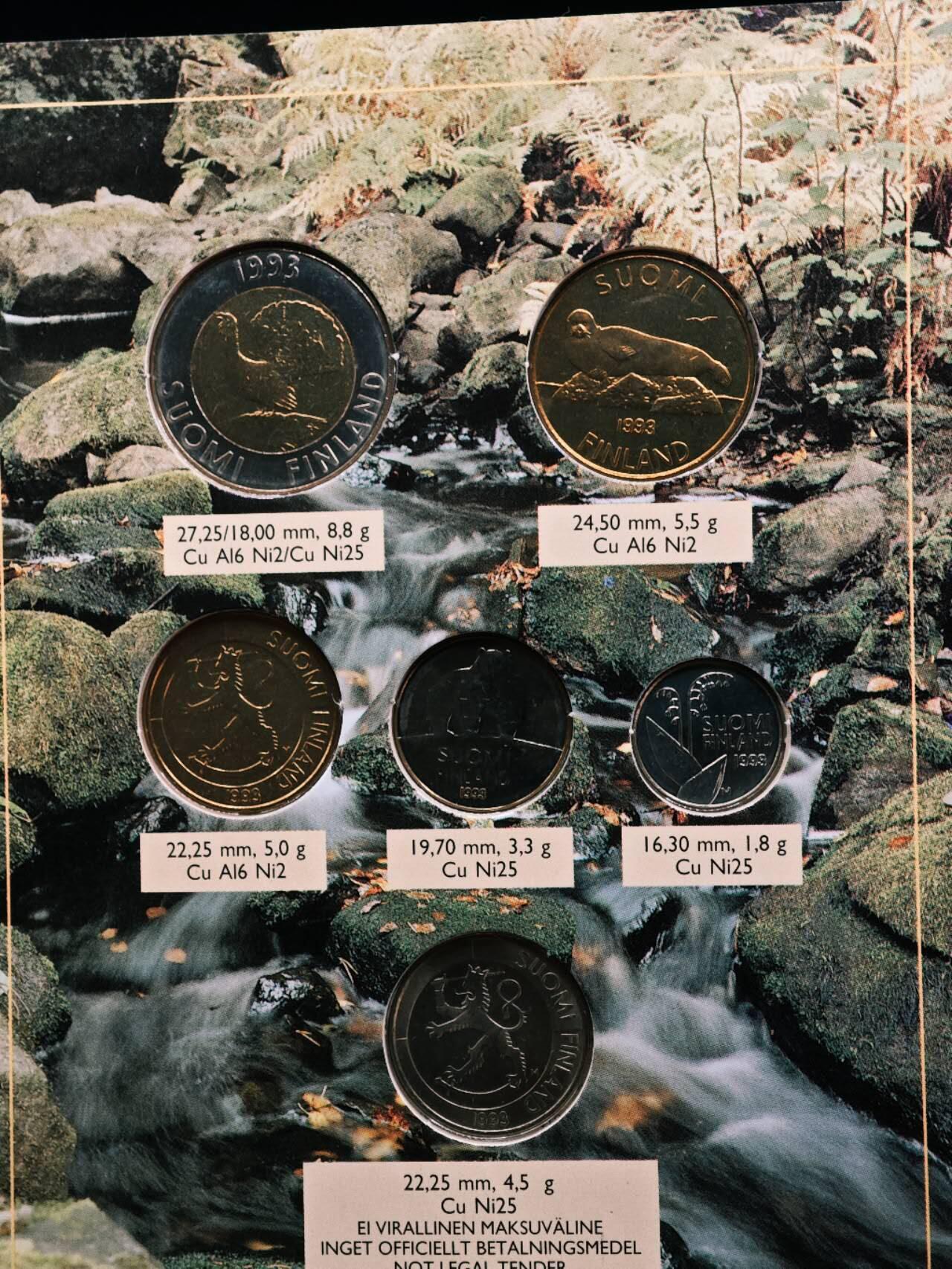 【淘币小摊】实时拍第七百九十一拍   散币纸币套币场   满百包邮可预留二周 每周一统一发货   芬兰套币