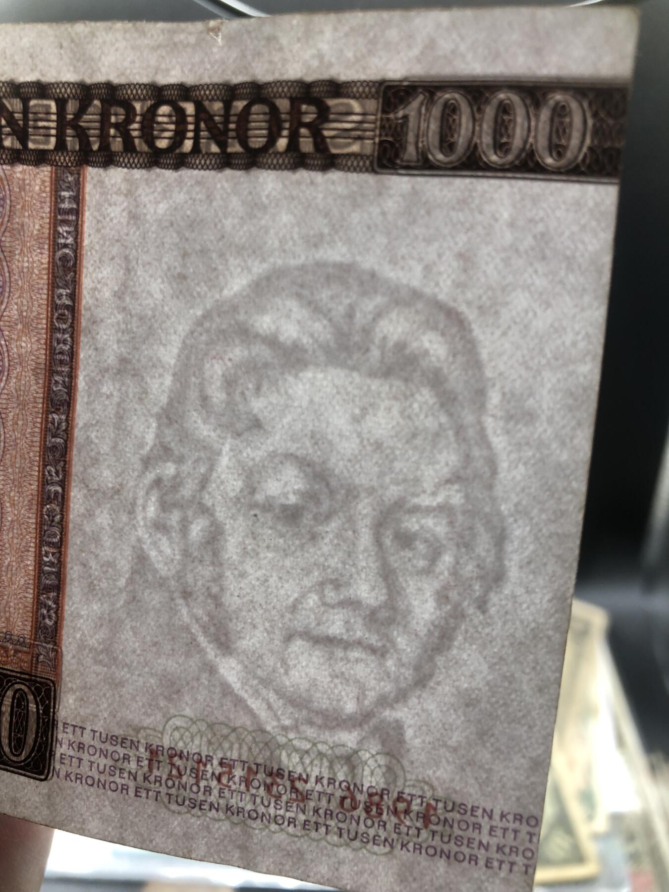 67 EPQ 1979年 新加坡鸟版20元，各版本稀有瑞典1000克朗，持续更新ing 瑞典 1986年 1000瑞典克朗 XF流通品