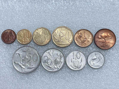 第一海外回流一元起拍收藏 散集专场  第263期 - 南非硬币  10枚 带光好品