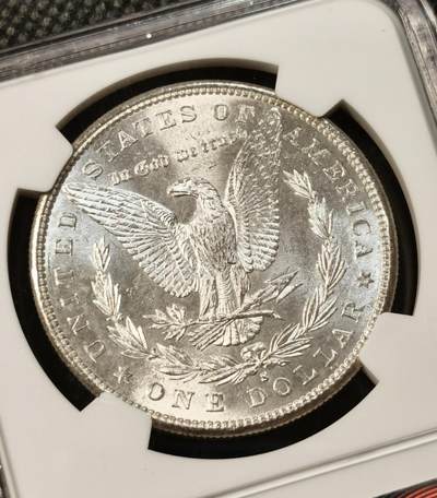 甄臻铺-世界币章拍卖（第38期）立冬小精品场，送拍享返佣金等优惠多多 NGC-MS64 美国1881年S版摩根一元银币