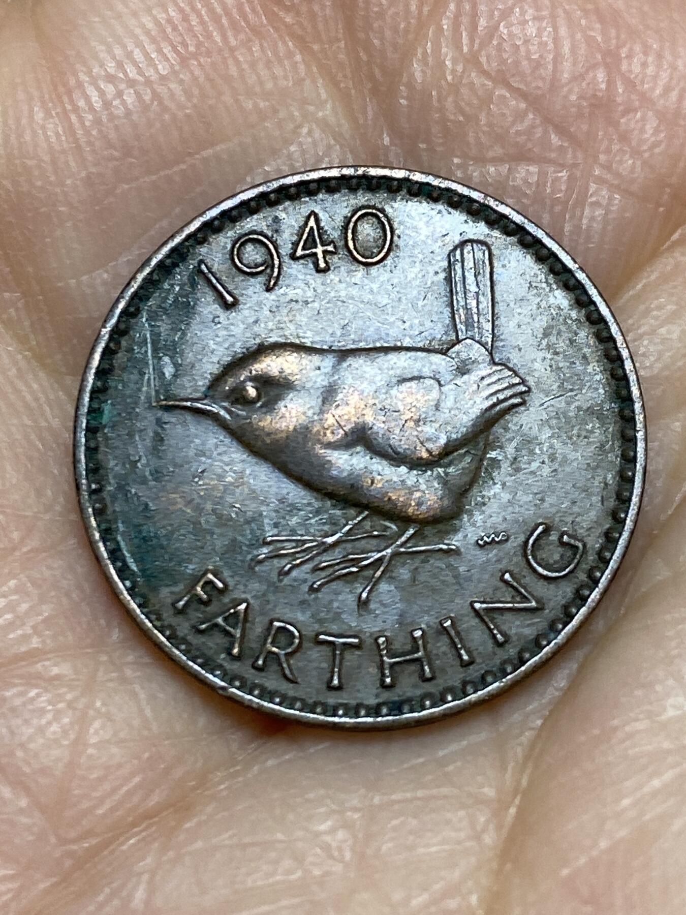 2025年第一百二十五场(总第一百五十一场）外国好品散币(免佣金) 英国🇬🇧1940年1法新(乔治六世第一版)