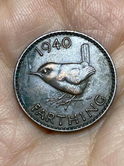 2025年第一百二十五场(总第一百五十一场）外国好品散币(免佣金) - 英国🇬🇧1940年1法新(乔治六世第一版)