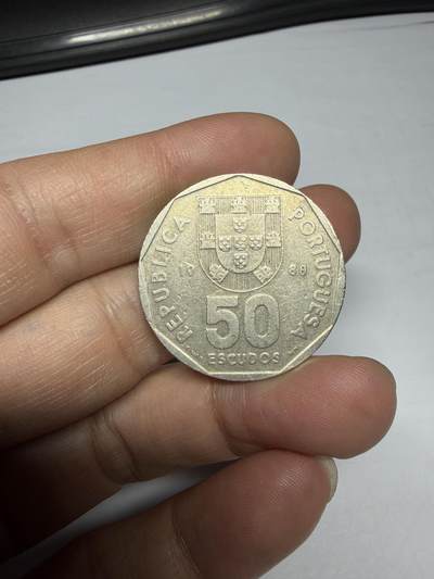 2025年集古藏今外币拍卖第十期-第3场—（总第283拍），可以寄存60天，满160元包邮。 - 1988年葡萄牙50埃斯库多