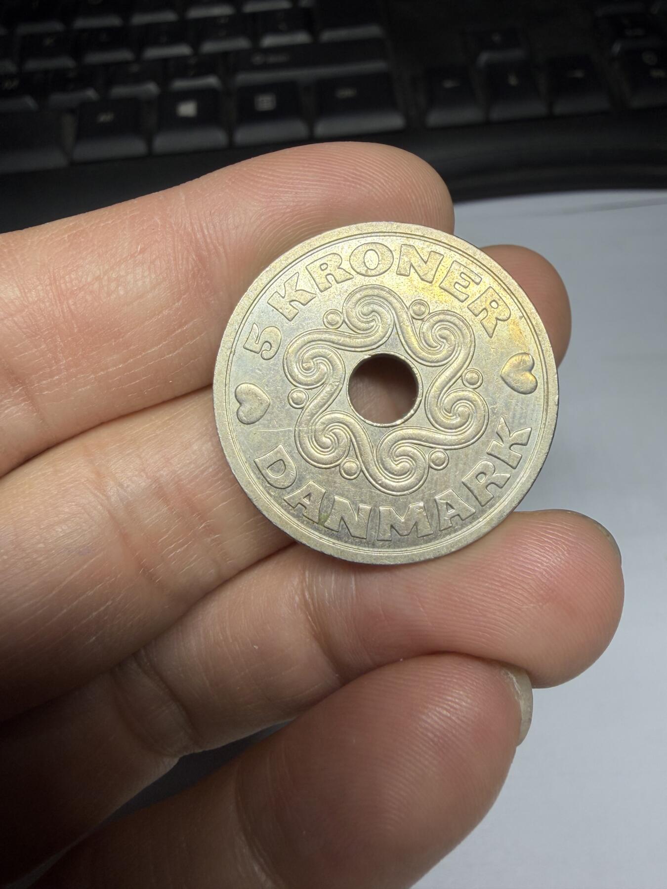 2025年集古藏今外币拍卖第十期-第3场—（总第283拍），可以寄存60天，满160元包邮。 1990年丹麦5克朗