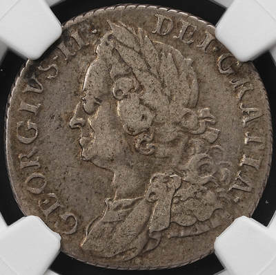 修遠堂世界钱币第九十二期 - NGC VF30 1758年英国1先令银币