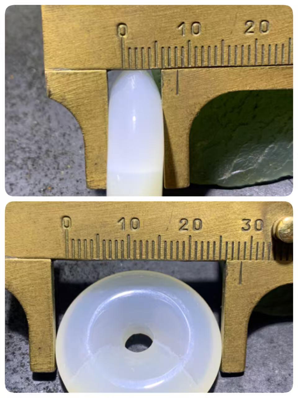 精美高玉化冰飘海洋玉髓平安扣一个！