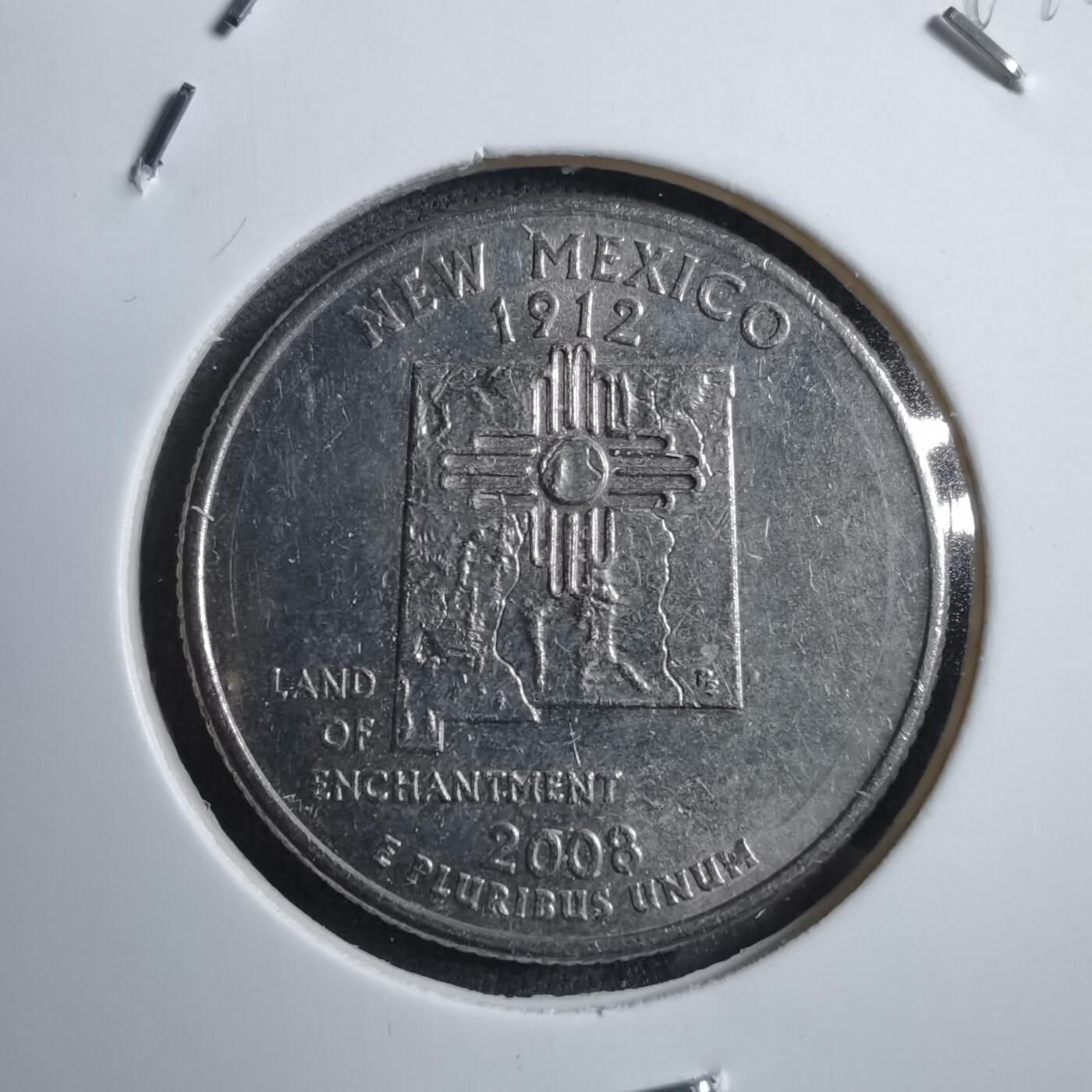 沼泽如烟--第894场 美国2008年25分纪念币