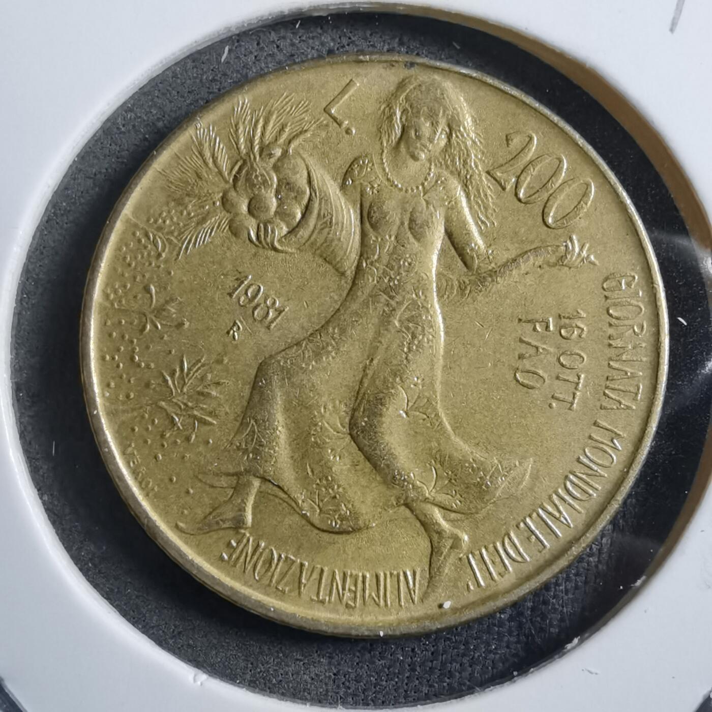 沼泽如烟--第894场 意大利1981年200里拉