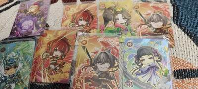 秋原瞳的小店第二十八期（持续收拍，深夜入冬的稀雨，总是静寂的……） - 卡游三国萌将卡原膜8张，性价比之王