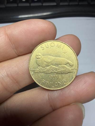 2025年集古藏今外币拍卖第十期-第3场—（总第283拍），可以寄存60天，满160元包邮。 - 1993年芬兰5马克