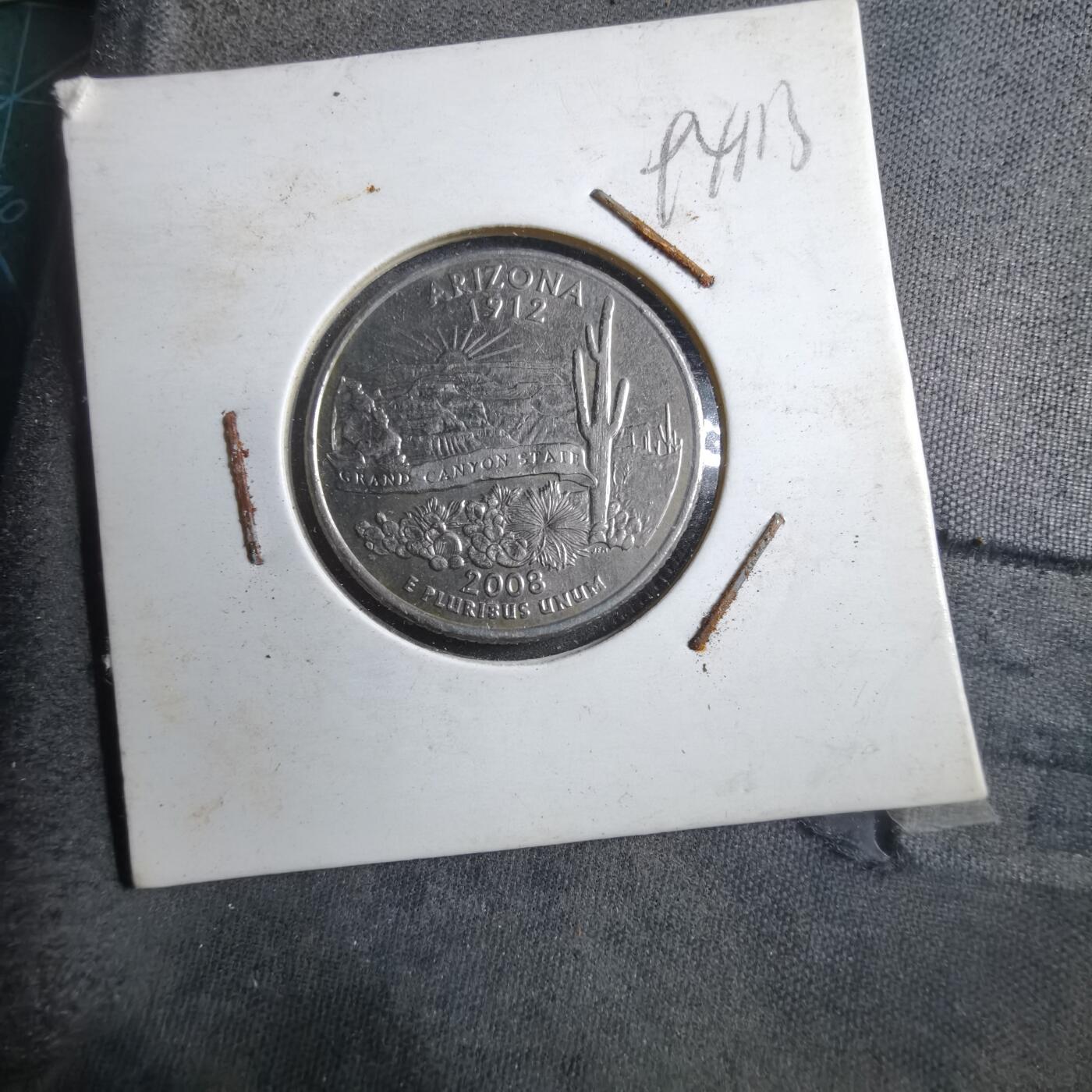 沼泽如烟--第894场 美国2008年25分纪念币