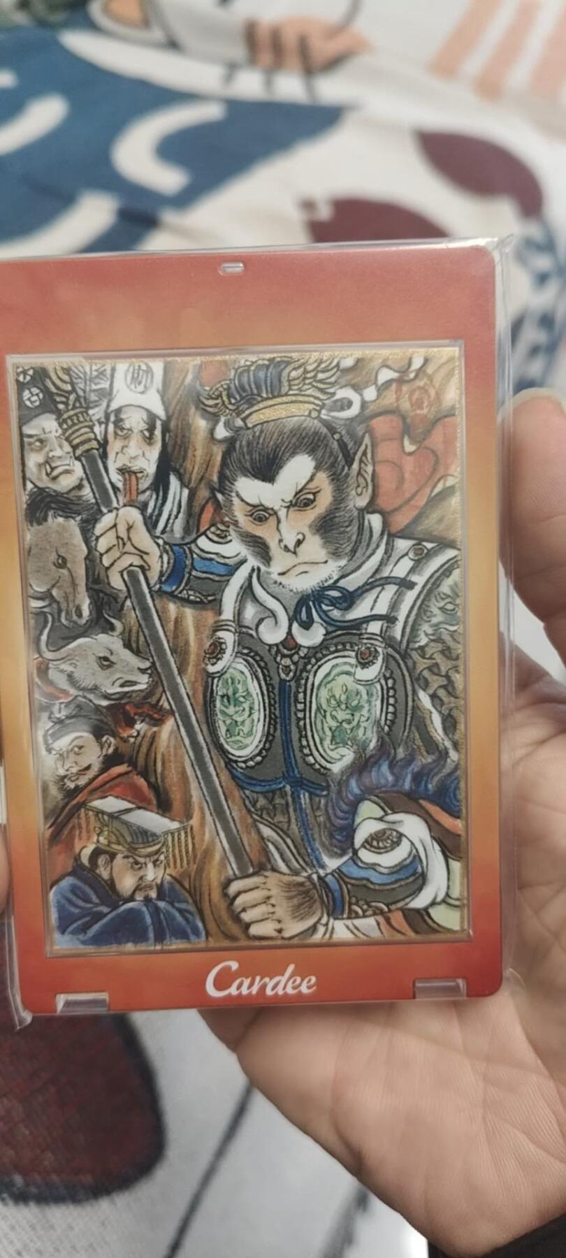 秋原瞳的小店第二十八期（持续收拍，深夜入冬的稀雨，总是静寂的……） 卢艺丰手绘——大闹地府，非常细节，构图哇塞，金光闪闪，卡背擎天一柱！