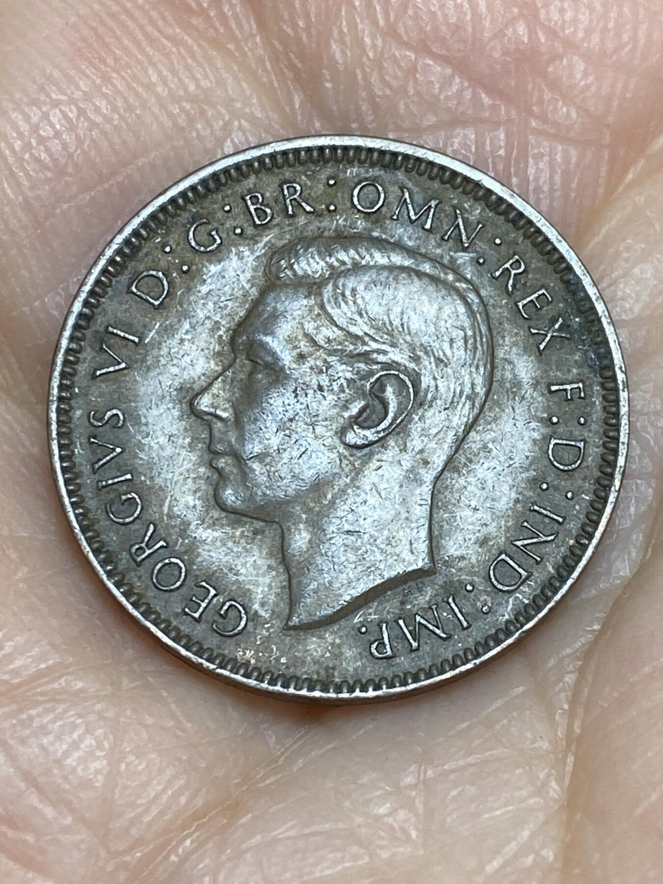 2025年第一百二十五场(总第一百五十一场）外国好品散币(免佣金) 英国🇬🇧1941年1法新(乔治六世第一版)