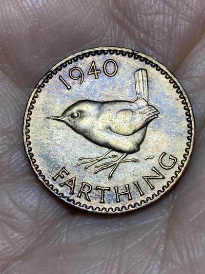 2025年第一百二十五场(总第一百五十一场）外国好品散币(免佣金) - 英国🇬🇧1940年1法新(乔治六世第一版)