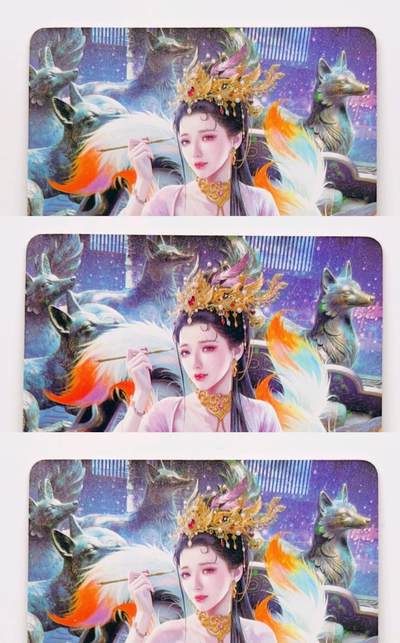 卡有江湖粉丝专场第二期（持续收拍，送拍联系我哦） - 焱卡文化 燎原卡牌  绝色绘卷 苏妲己  炫彩 3张不同图