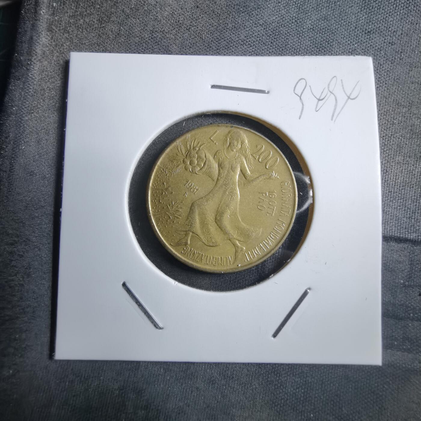 沼泽如烟--第894场 意大利1981年200里拉