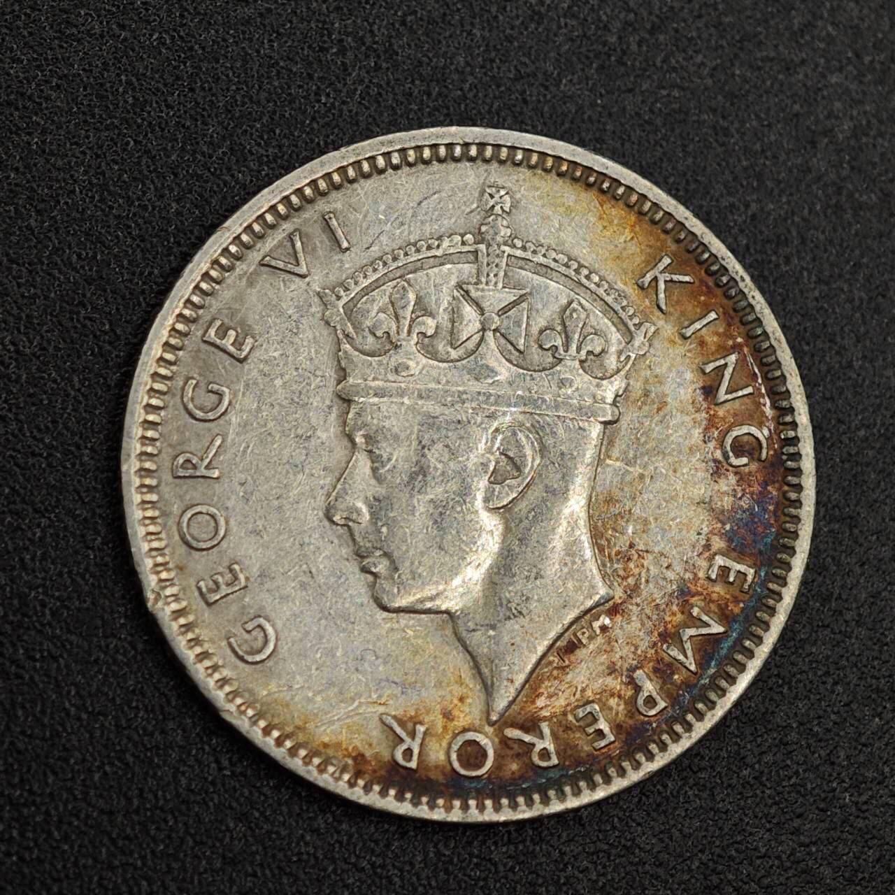 【淘币小摊】实时拍第七百九十一拍   散币纸币套币场   满百包邮可预留二周 每周一统一发货   斐济1942年乔治六世6便士银币