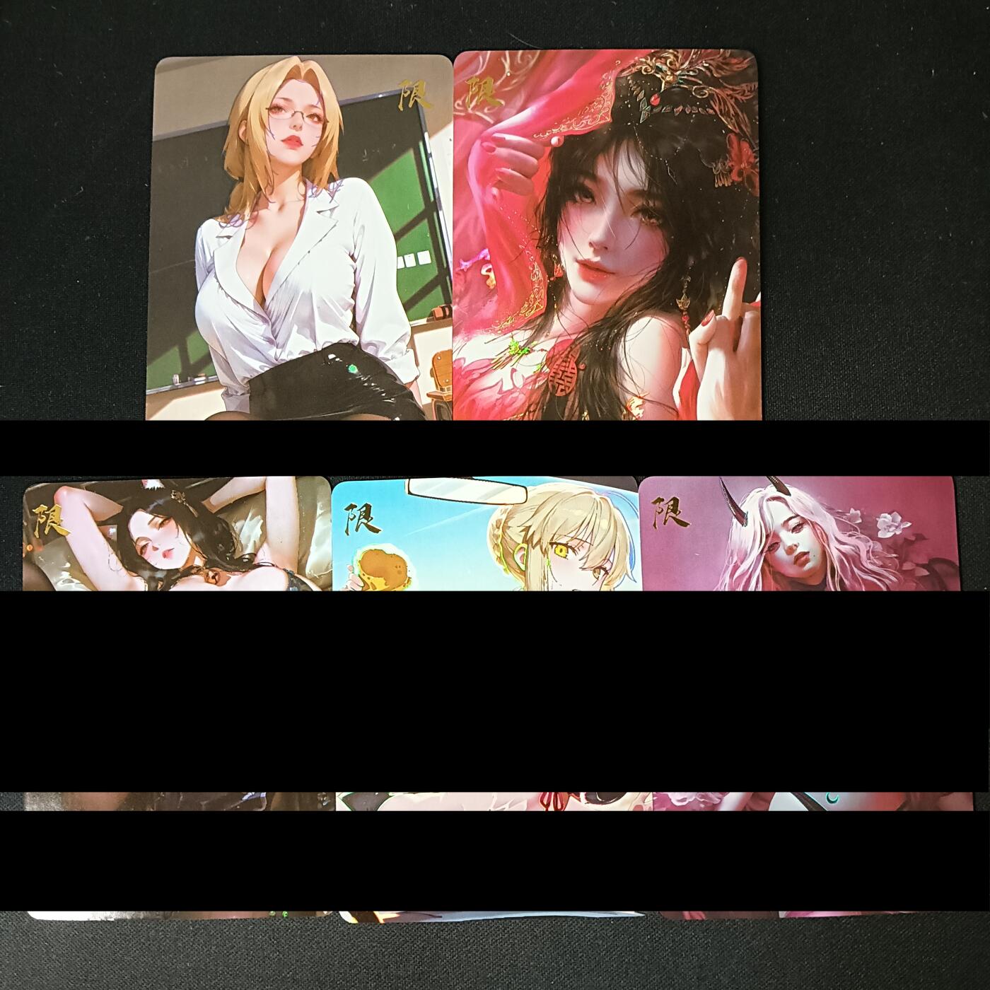 花开卡拍第46期（11月9号周日截拍，品控勿拍!!!拍品不寄存，运费5元，自制卡难免瑕疵，可能存在轻微撞角爆边等出厂瑕疵，品控介意勿拍！） 宅心造物 限定卡5张