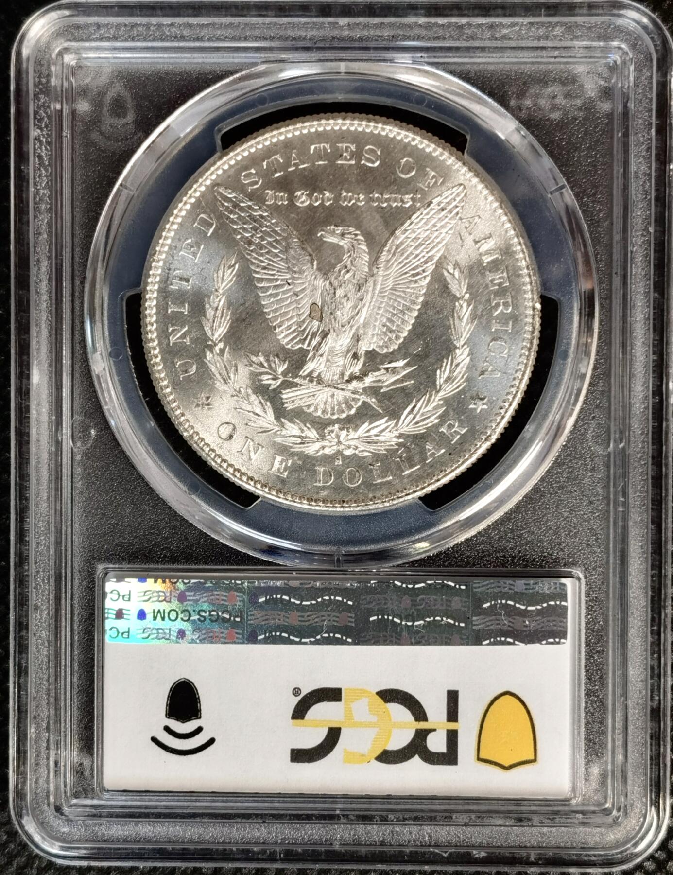 甄臻铺-世界币章拍卖（第38期）立冬小精品场，送拍享返佣金等优惠多多 PCGS-MS63 1878年S版摩根，首发年份，打制极好，PL质感