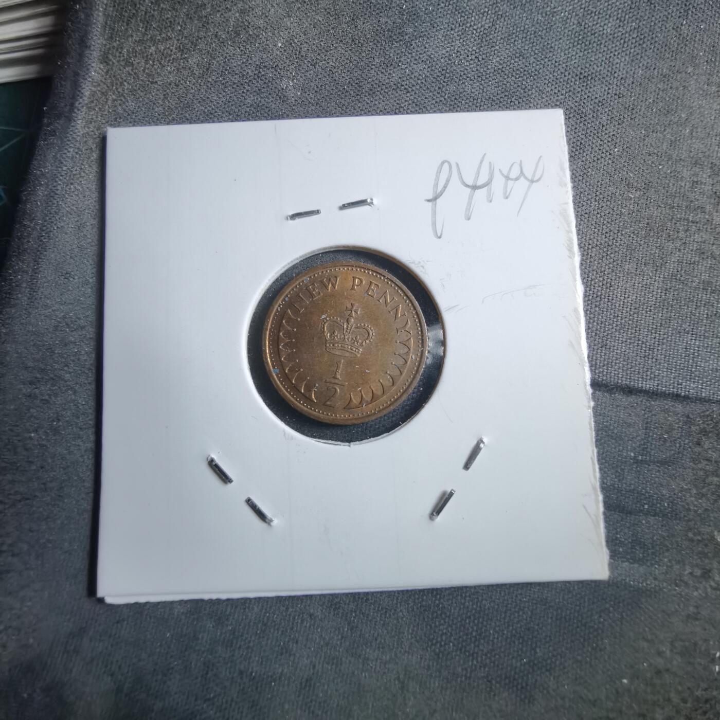 沼泽如烟--第894场 英国1977年半便士