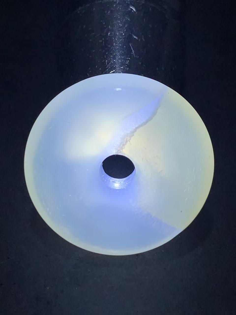 精美高玉化冰飘海洋玉髓平安扣一个！