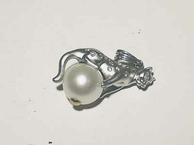 亿嘉拍卖2025年秋季私人典藏拍卖 - PT镀钻豹子吊坠