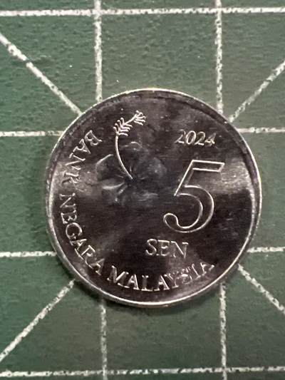第1133  硬币专场 （无押金，捡漏，全场50包邮，偏远地区除外，接收代拍业务，本店十天发一次货） 马来西亚 5 仙