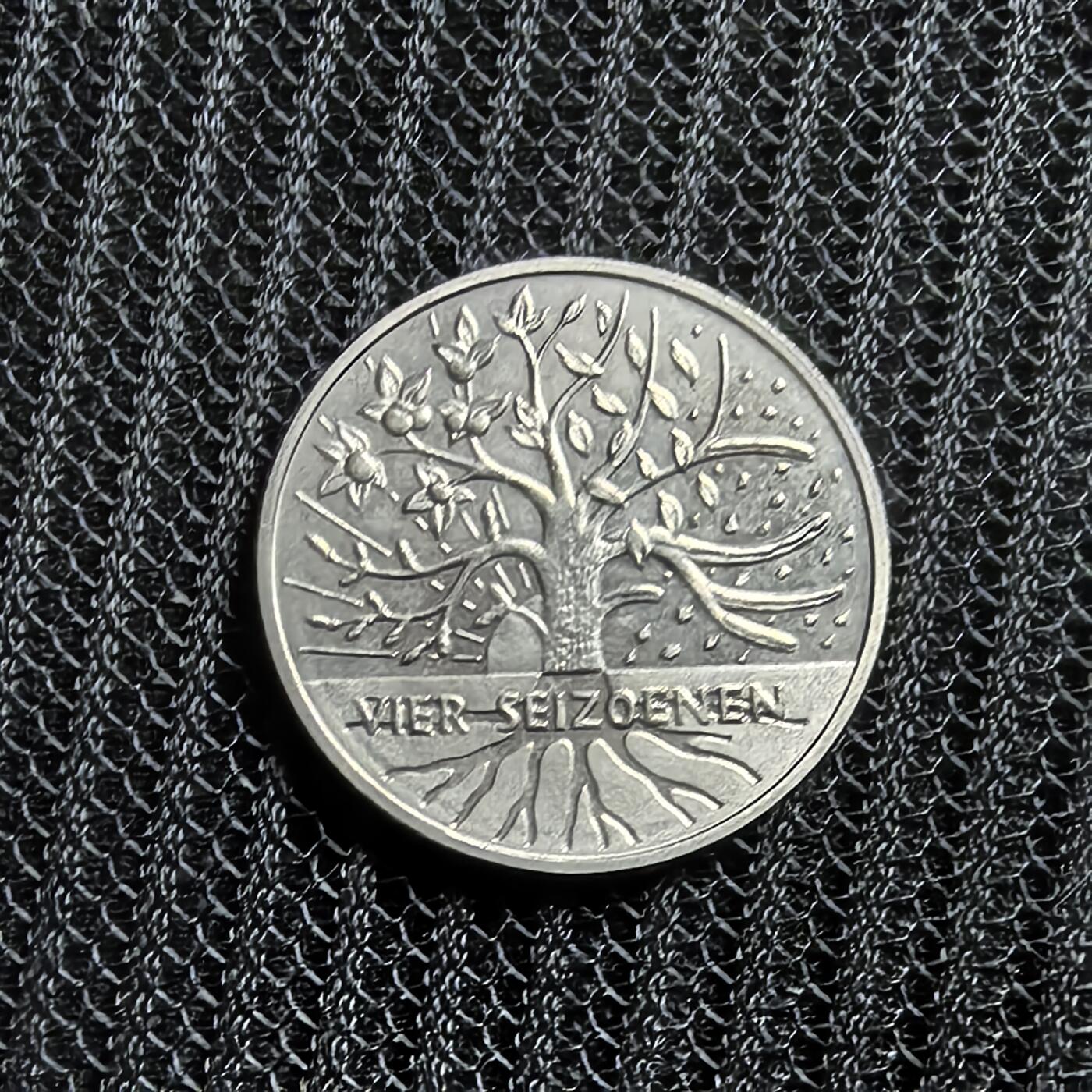 道一币馆币章第一百五十三场 荷兰1998年四季变迁1埃居纪念币 